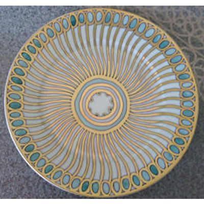 Robert Haviland & C. Parlon Syracuse Turquoise Bread & Butter Plate (Plates - Bread and Butter)