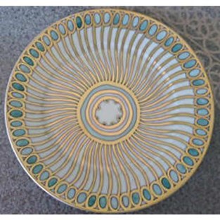 Robert Haviland & C. Parlon Syracuse Turquoise Bread & Butter Plate (Plates - Bread and Butter)