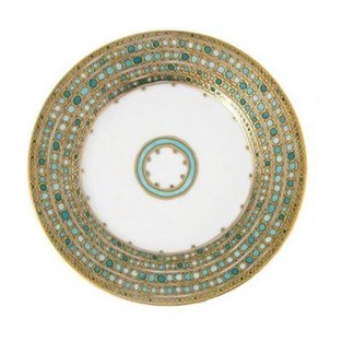 Robert Haviland & C. Parlon Syracuse Turquoise Dessrt Plate (Plates - Dessert)