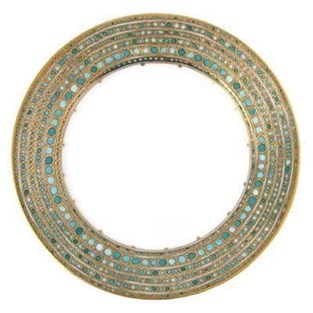 Robert Haviland & C. Parlon Syracuse Turquoise Dinner Plate (Plates - Dinner)