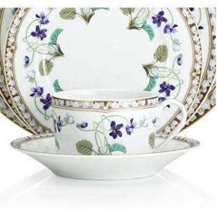 Haviland Limoges Imperatrice Eugenie Cup and Saucer  (Cups & Saucers - Cups and Saucers)