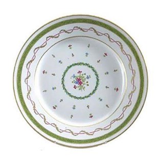 Haviland Limoges Vieux Paris Green Bread and Butter (Plates - Bread and Butter)