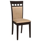 Coaster Furniture Gabriel 100773 Closed Back Dining Side Chair - Cappuccino