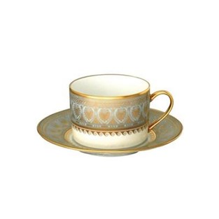 Bernardaud Elysee Cup and Saucer (Cups & Saucers - Cups and Saucers)