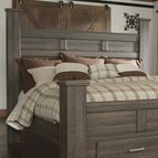 Signature Design by Ashley Juararo B251-68 King/Cal King Poster Headboard