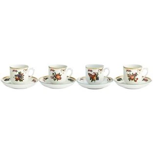 Mottahedeh Duke of Gloucester Set of 4 Assorted Cup and Saucer  (Cups & Saucers - Cups and Saucers)