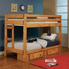 Coaster Furniture Wrangle Hill 460243 Twin Over Twin Bunk Bed