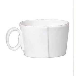 Vietri Lastra White Jumbo Cup (Cups & Saucers - Cups and Saucers)
