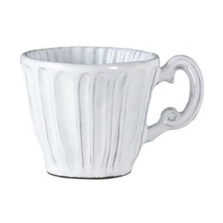 Vietri Incanto White Stripe Mug (Cups & Saucers - Mugs)
