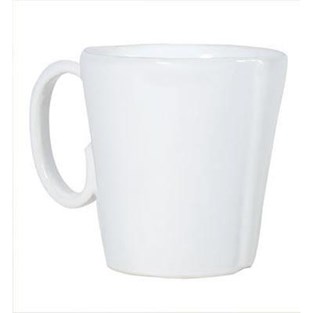 Vietri Lastra White Mug (Cups & Saucers - Mugs)