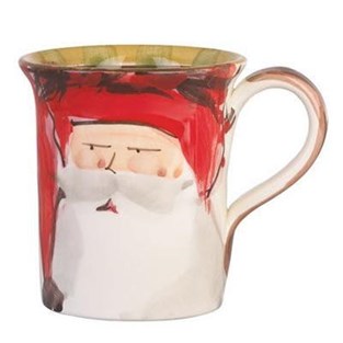 Vietri Old St. Nick Red Hat Mug (Cups & Saucers - Mugs)