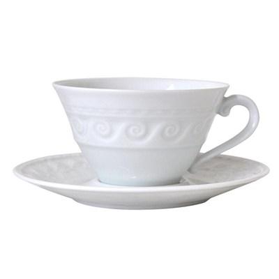 Bernardaud Louvre Tea Cup & Saucer (Cups & Saucers - Cups and Saucers)