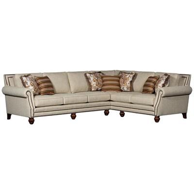 Mayo Furniture 4300F Sectional - Tuscan Wheat