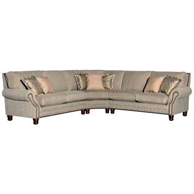 Mayo Furniture 5790F 3 Pc Sectional Group - Irish Linen Henna