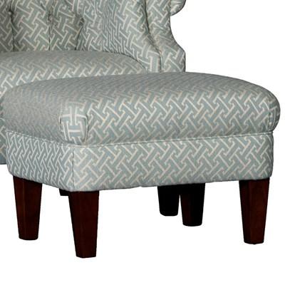 Mayo Furniture 8220F50 Ottoman - Shaped Aqua