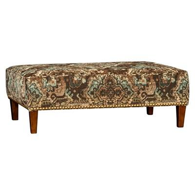 Mayo Furniture 9150F50 Table Ottoman - Parchment Stone