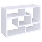 Coaster Furniture Velma 800330 Multipurpose TV Stand and Bookshelf - White
