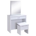 Coaster Furniture Harvey 300290 Vanity Set with Lift-Top Stool - White