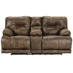 Catnapper Voyager 4389 Lay Flat Reclining Loveseat with Console - Elk