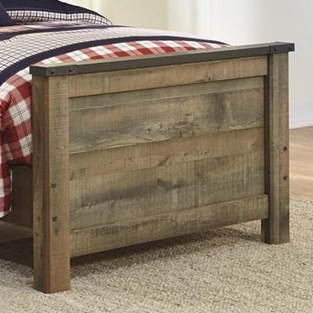 Signature Design by Ashley Trinell B446-52 Twin Panel Footboard (Kids Bed Components - Footboard)