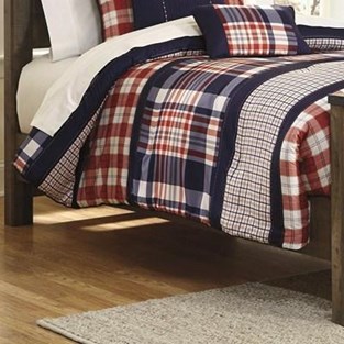Signature Design by Ashley Trinell B446-83 Twin Panel Rails (Kids Bed Components - Rails)