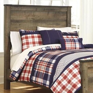 Signature Design by Ashley Trinell B446-87 Full Panel Headboard (Kids Bed Components - Headboard)