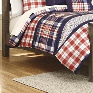 Signature Design by Ashley Trinell B446-86 Full Panel Rails (Kids Bed Components - Rails)