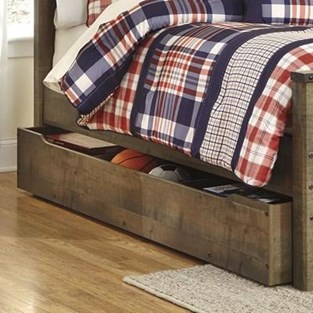 Signature Design by Ashley Trinell B446-60 Under Bed Storage (Kids Bed Components - Underbed Storage Drawer)
