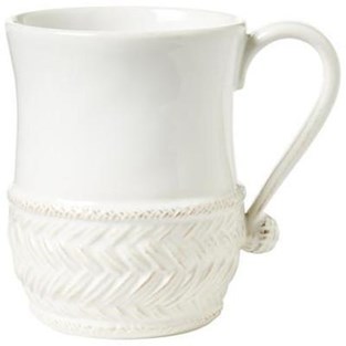 Juliska Le Panier Whitewash Mug (Cups & Saucers - Mugs)