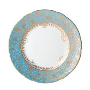 Bernardaud Eden Turquoise Salad Plate - discontinued - one available (Plates - Salad)