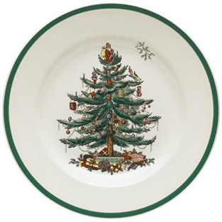 Spode Christmas Tree Salad Plate (Plates - Salad)