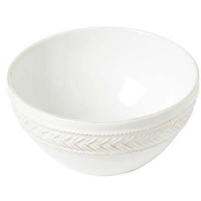 Juliska Le Panier Whitewash Cereal/Ice Cream Bowl (Bowls - Cereal)