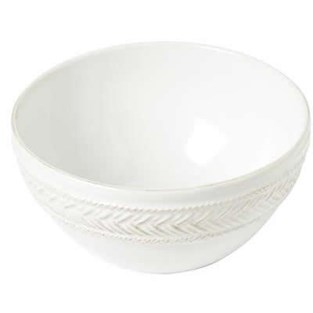 Juliska Le Panier Whitewash Cereal/Ice Cream Bowl (Bowls - Cereal)
