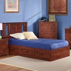 Perdue Woodworks Cinnamon Fruitwood 1100-Kid Bed