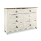 Signature Design by Ashley Willowton B267-31 Six Drawer Dresser