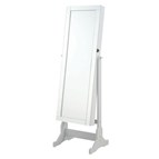 Coaster Furniture Yvonne 901866 Cheval Mirror with Jewelry Storage - Dove Grey
