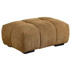 Coaster Furniture Camacho 503984 Rectangular Upholstered Tufted Ottoman - Amber