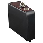 Coaster Furniture Toohey 600182 Upholstered Home Theater Storage Wedge Console - Black
