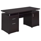 Coaster Furniture Tracy 800107 55-inch 2-Drawer Office Computer Desk - Cappuccino