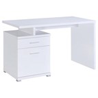 Coaster Furniture Irving 800110 47-inch 2-Drawer Office Computer Desk - White