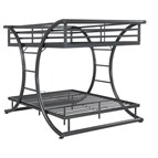 Coaster Furniture Stephan 460078 Metal Full Over Full Bunk Bed - Gunmetal