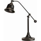 Coaster Furniture Eduardo 901186 25-inch Bell Down Bridge Table Lamp - Dark Bronze