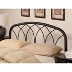 Coaster Furniture Anderson 300184QF Metal Queen or Full Open Frame Headboard - Black