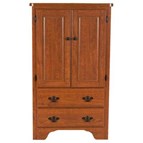 Perdue Woodworks Cottage 54312 2-Drawer/2-Door Armoire