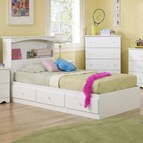 Perdue Woodworks Crystal 7763/7031B Twin Mates Bed