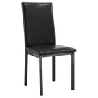 Coaster Furniture Garza 100612 Upholstered Dining Side Chair - Black