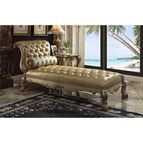 Acme Furniture Dresden 96489 Chaise with Pillow