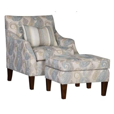 Mayo Furniture 4360F50 Ottoman (Cicero Mist)