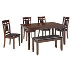 Signature Design by Ashley Bennox D384-325 Dining Room Table Set
