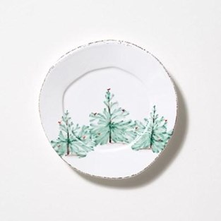 Vietri Lastra Holiday Salad Plate (Plates - Salad)